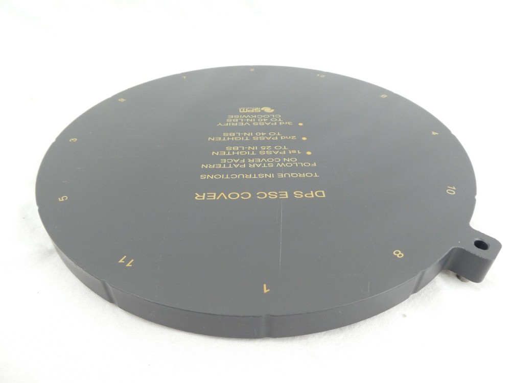 SPM Technology 30832 ESC Electrostatic Chuck Service Cover DPS New Surplus