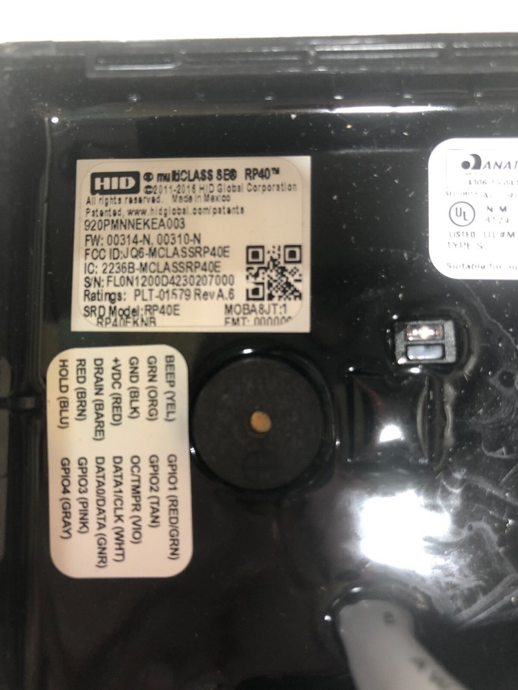 HID MULTICLASS SE RP40 READER 920PMNNEKEA003