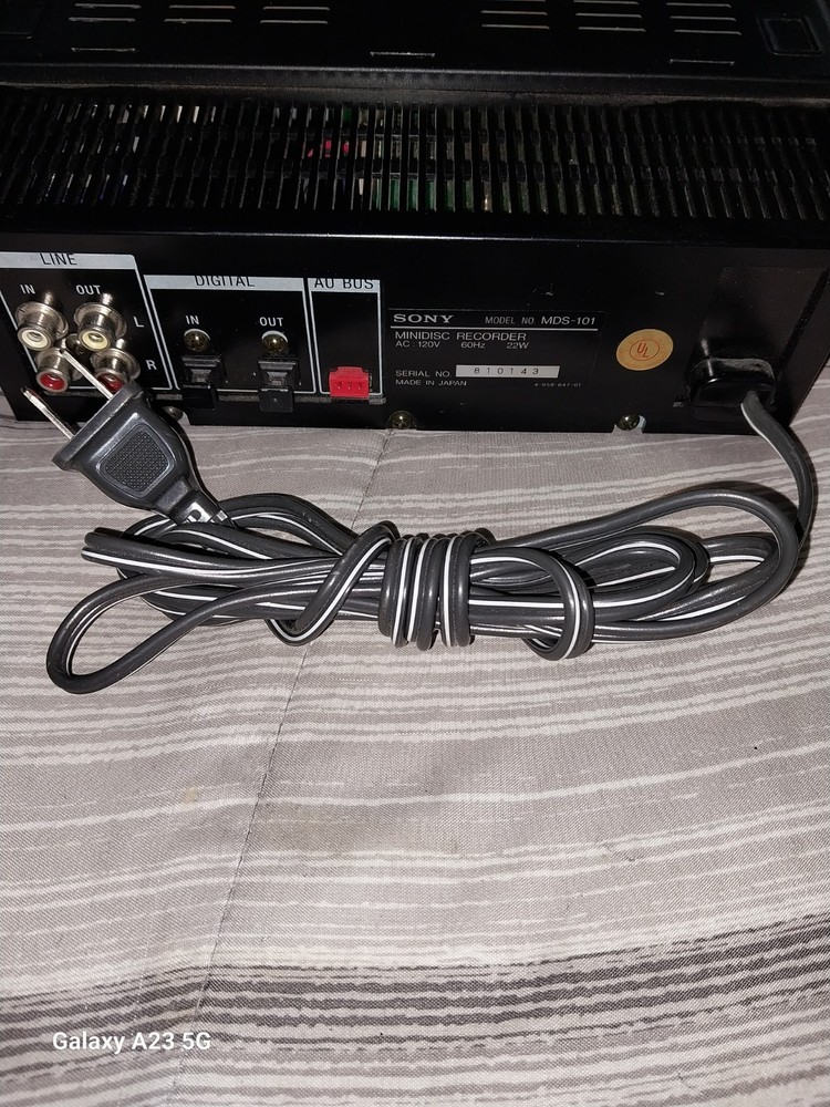 Sony MDS-101 Minidisc Recorder