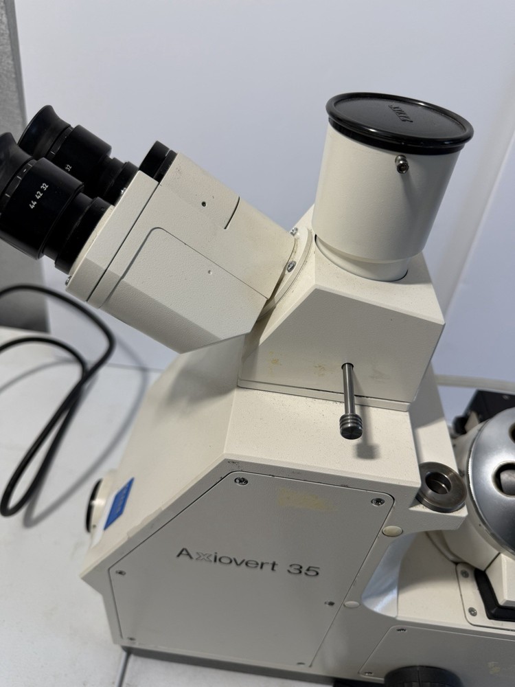 Zeiss Axiovert 35 Microscope As Is