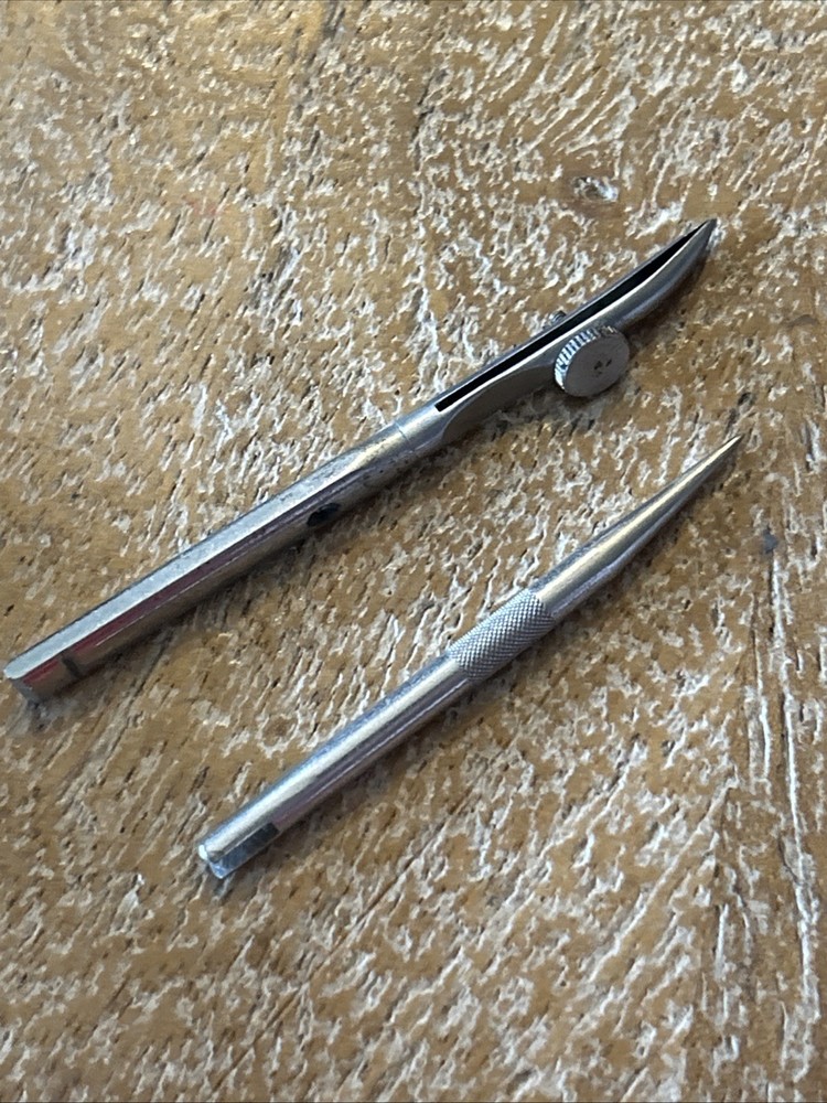 Vintage Dietzgen Drafting Instruments Kit Original Flannel Wipe Two Extra Tools