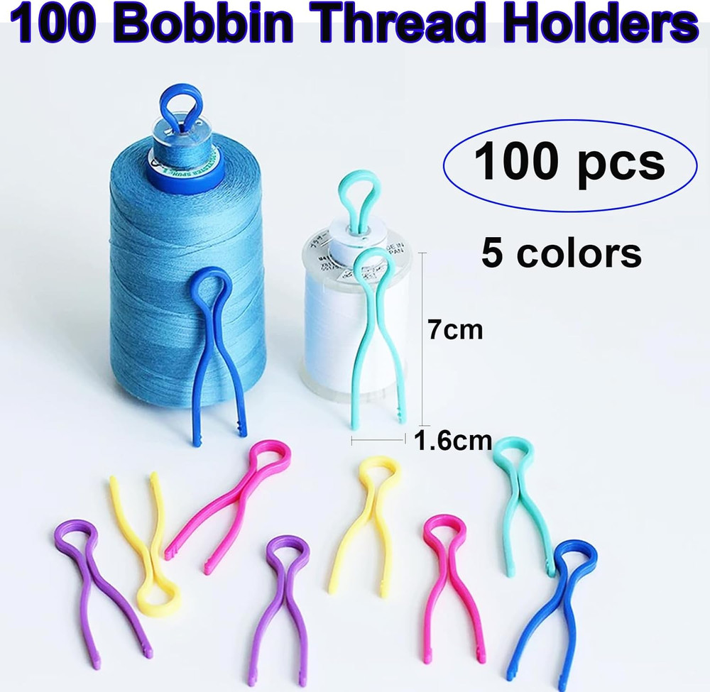 282 PCS Sewing Supplies Thread Organizer Set Sewing Helpers, Include 100 Bobbin