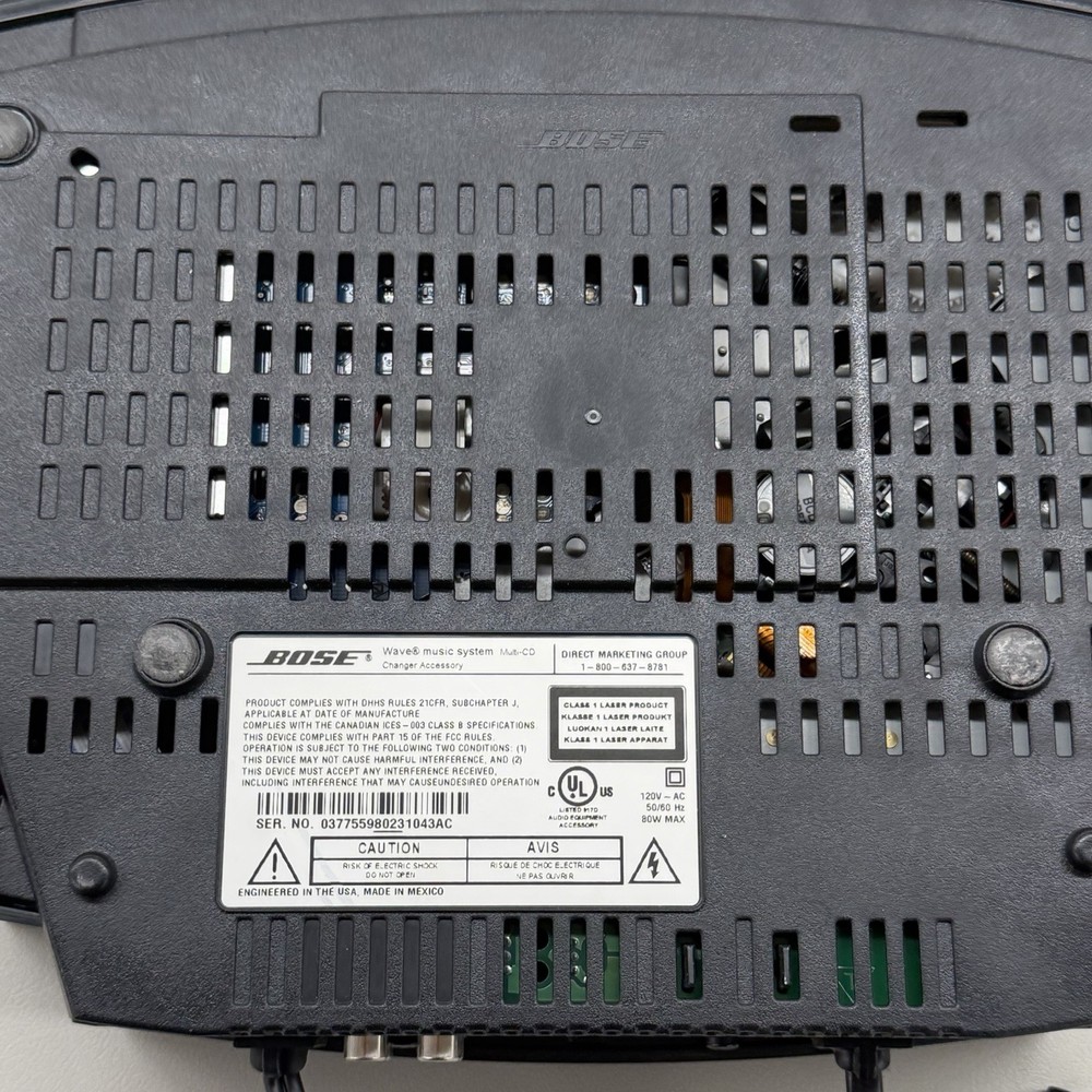 Bose Wave music system 3-disc multi-cd changer W/ Remote And Update Disc