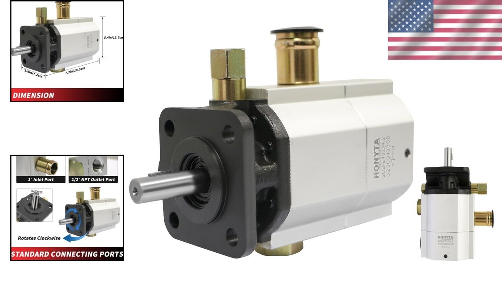 Easy Install Hydraulic Pump for Log Splitters