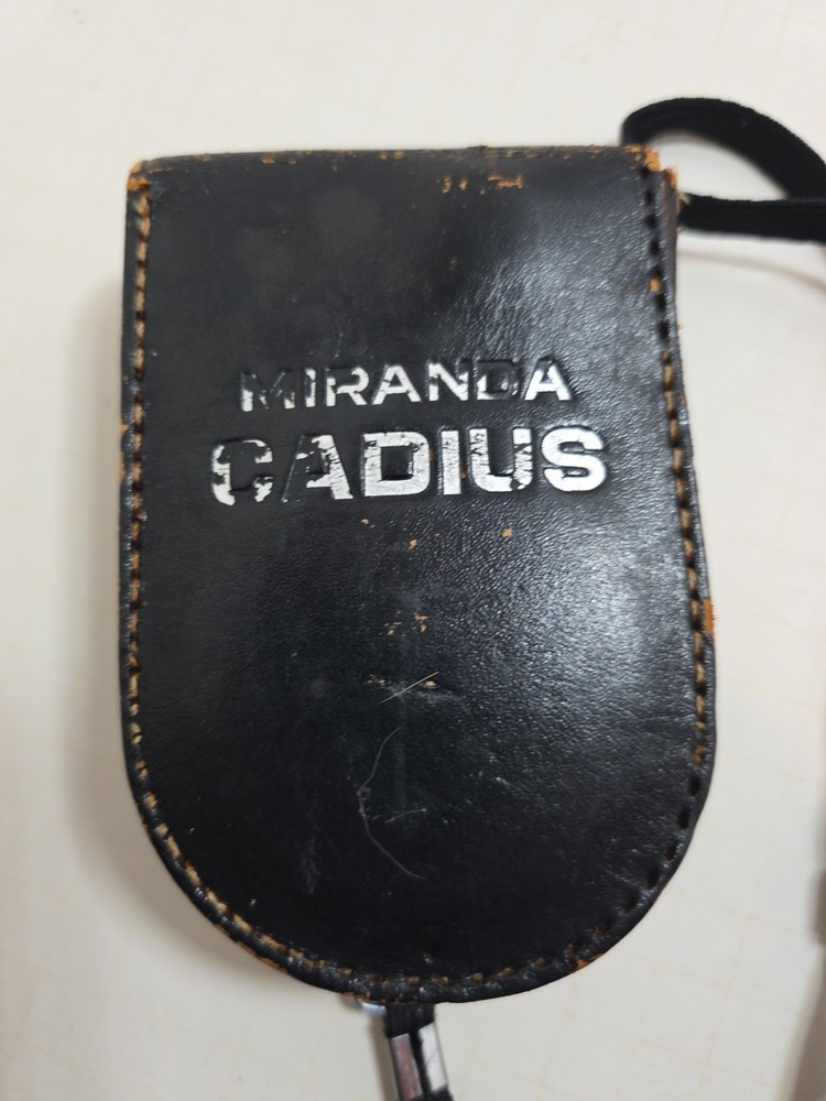 Rare Miranda Cadius Green Light / Exposure Meter W/ Case & Strap UNTESTED