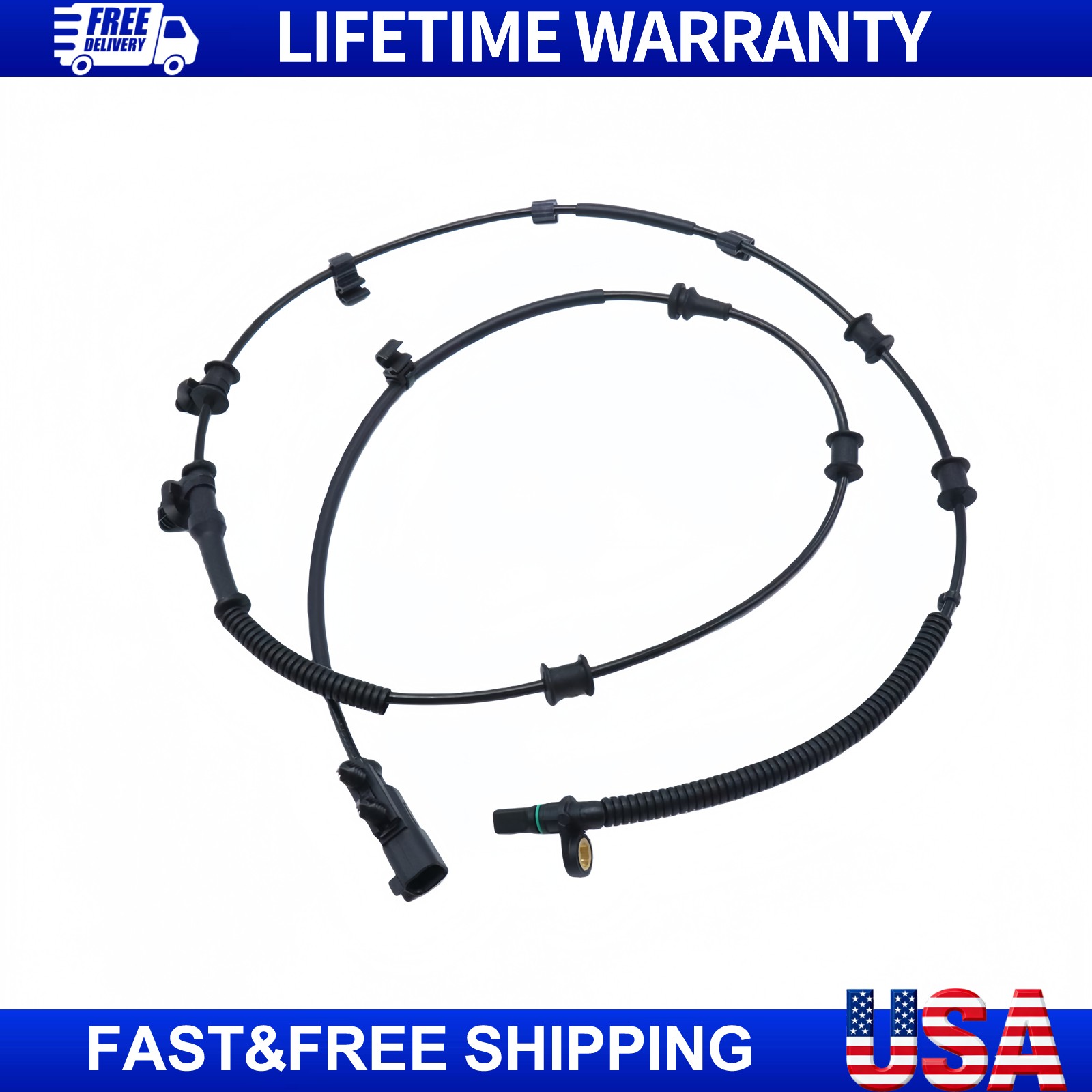 Replacement For Jeep Wrangler JL 2018-2025 Front ABS Wheel Speed Sensor Brake