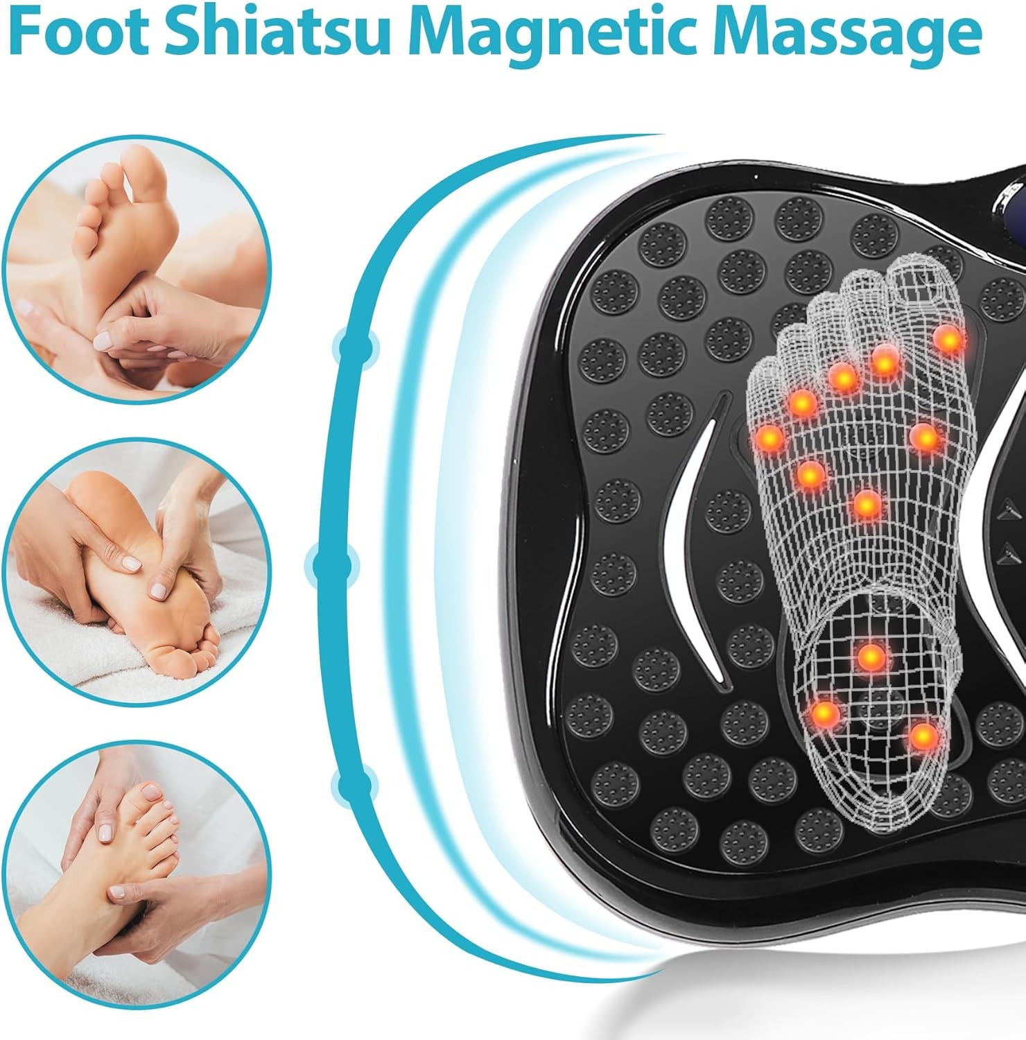 Mini Vibration Plate Machine with Remote Control Home Workout Platform