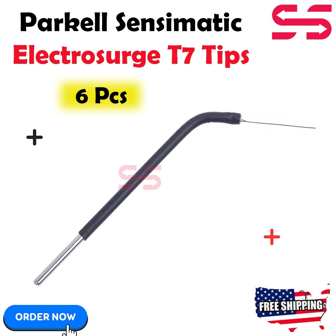 Parkell Dental Electrosurgery (Set of 6 Tips) Electrosurge T7 Reusable New CE
