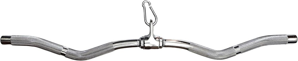 Barbell Multi-Exerciser Cable Attachment For Cable Machines Lat Pull Down Bar