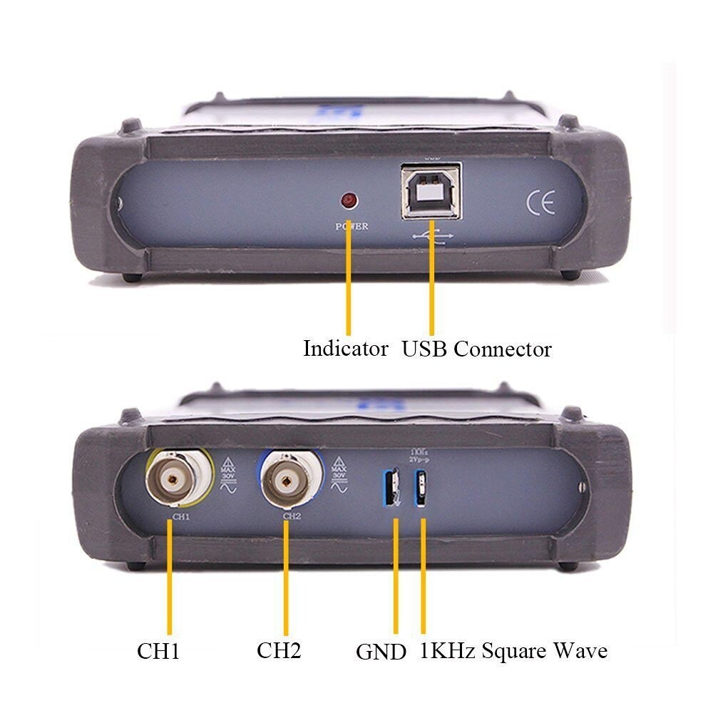 ISDS220A 2 IN 1 Virtual PC USB virtual Digital oscilloscop+Spectrum analyzers