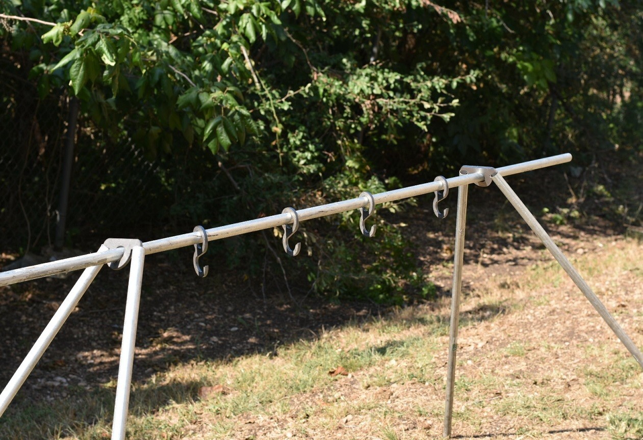 [SR] Steel Shooting Target Stand Brackets use with EMT Conduit / up to 1" Pipe