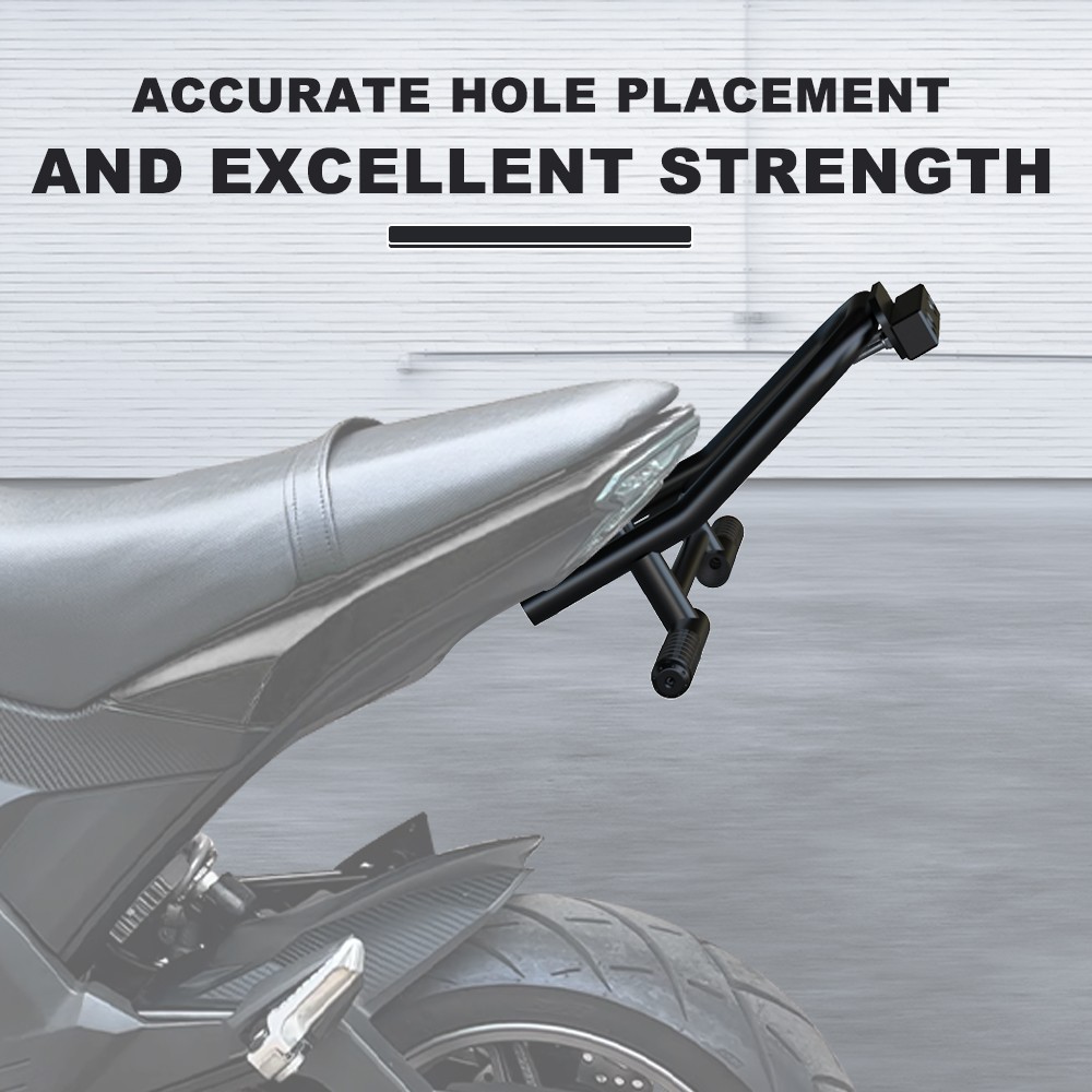 Steel Rear Stunt Parts Subcage Scrape Bars Fit For Kawasaki Z125 Pro 2017-2024