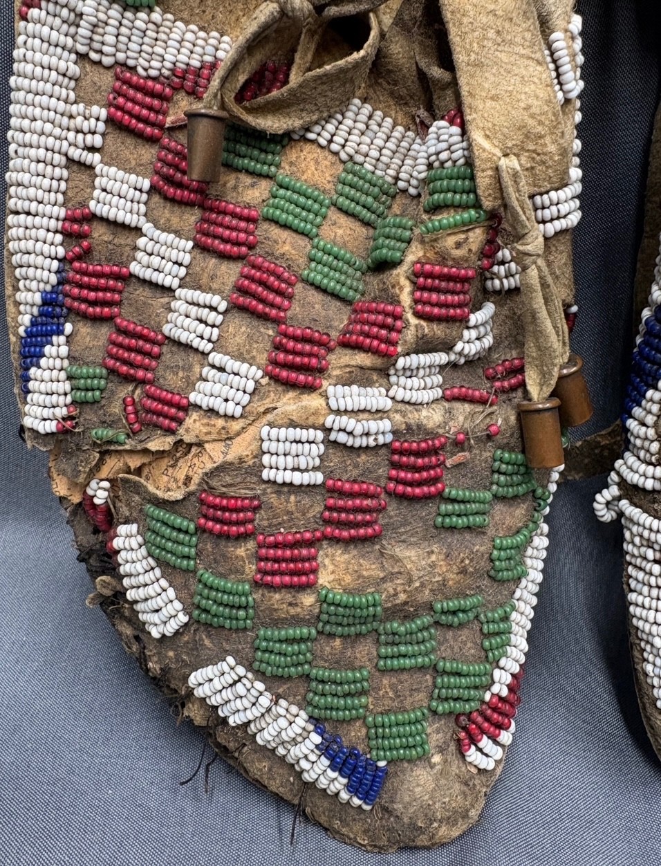 Lot of Three (3) Vintage Native American Moccasins