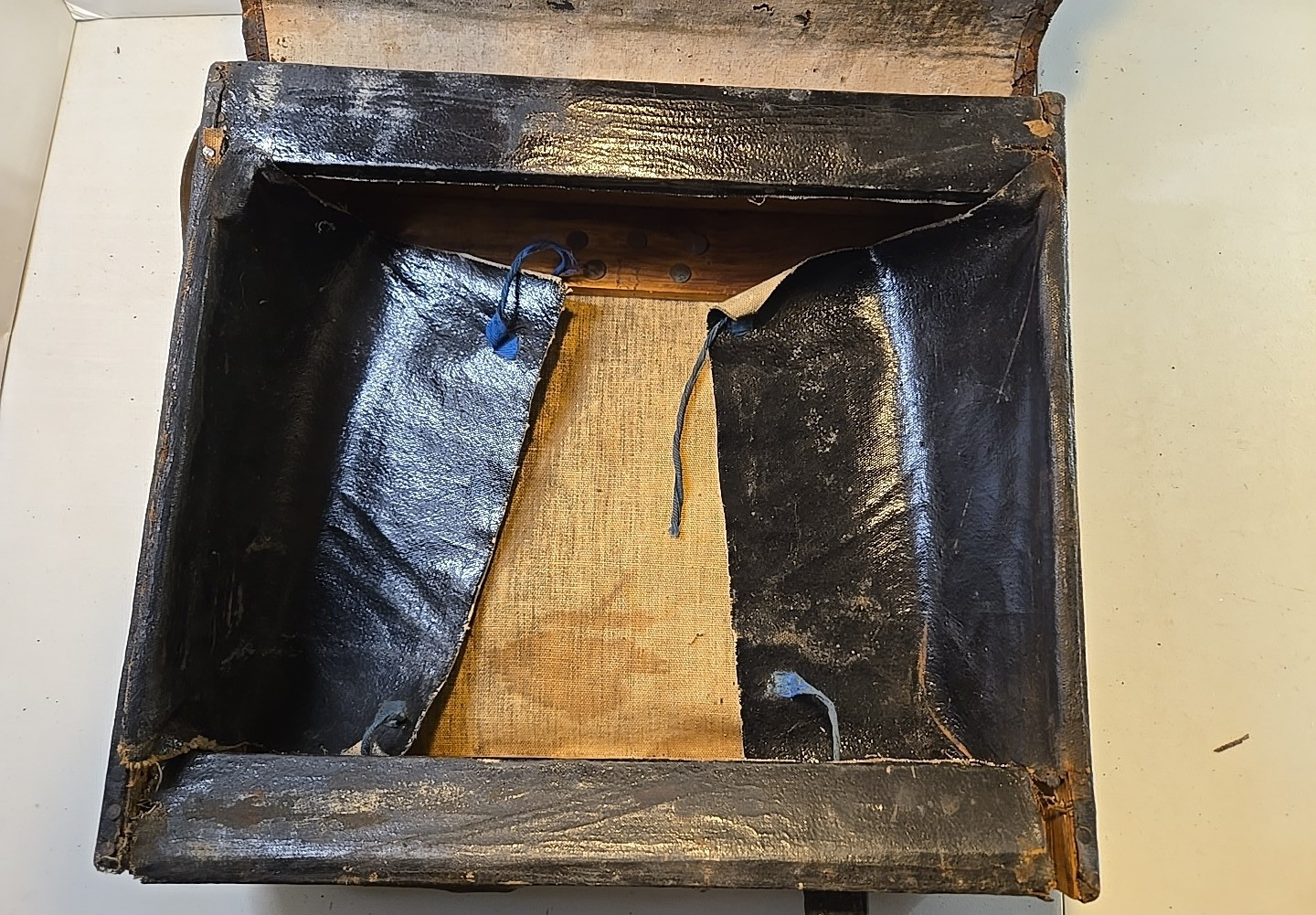 Civil War to Indian Wars Oil Cloth Box Haversack Backpack