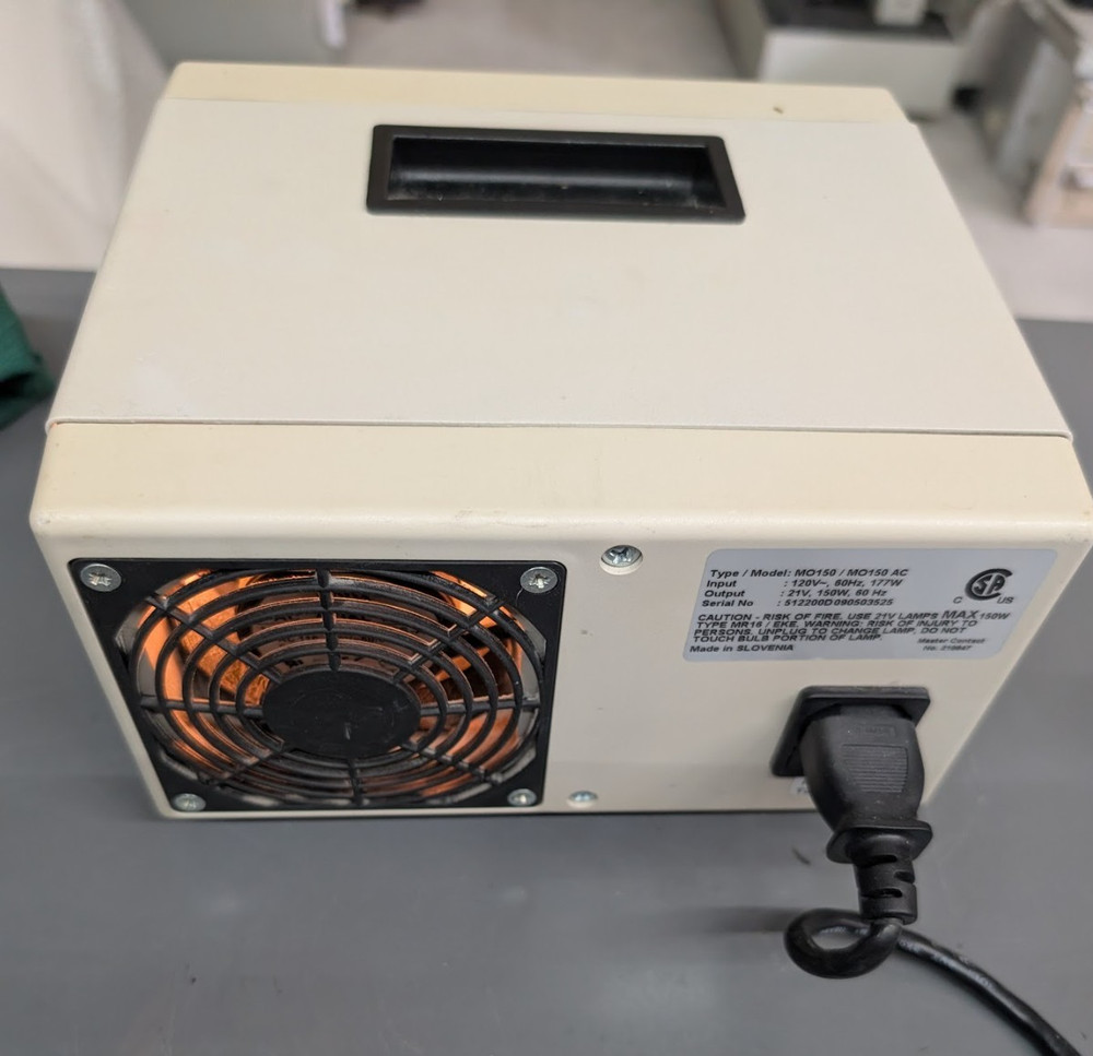 Meiji Techno MO150 Fiber Optic Illuminator 150W Halogen Microscope Light Source