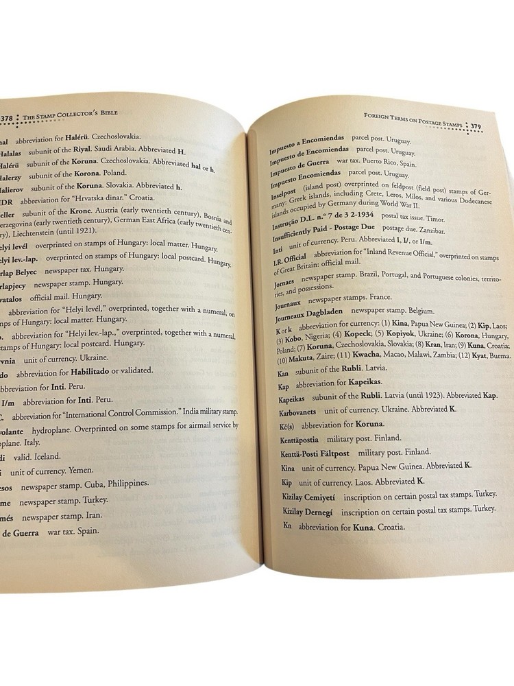 Official Stamp Collector's Bible