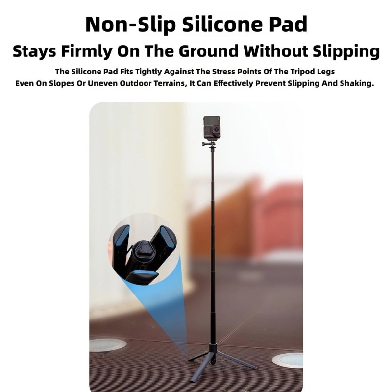 Extendable 1.2M Height Adjustable Camera Tripods for Various Shoots Angled