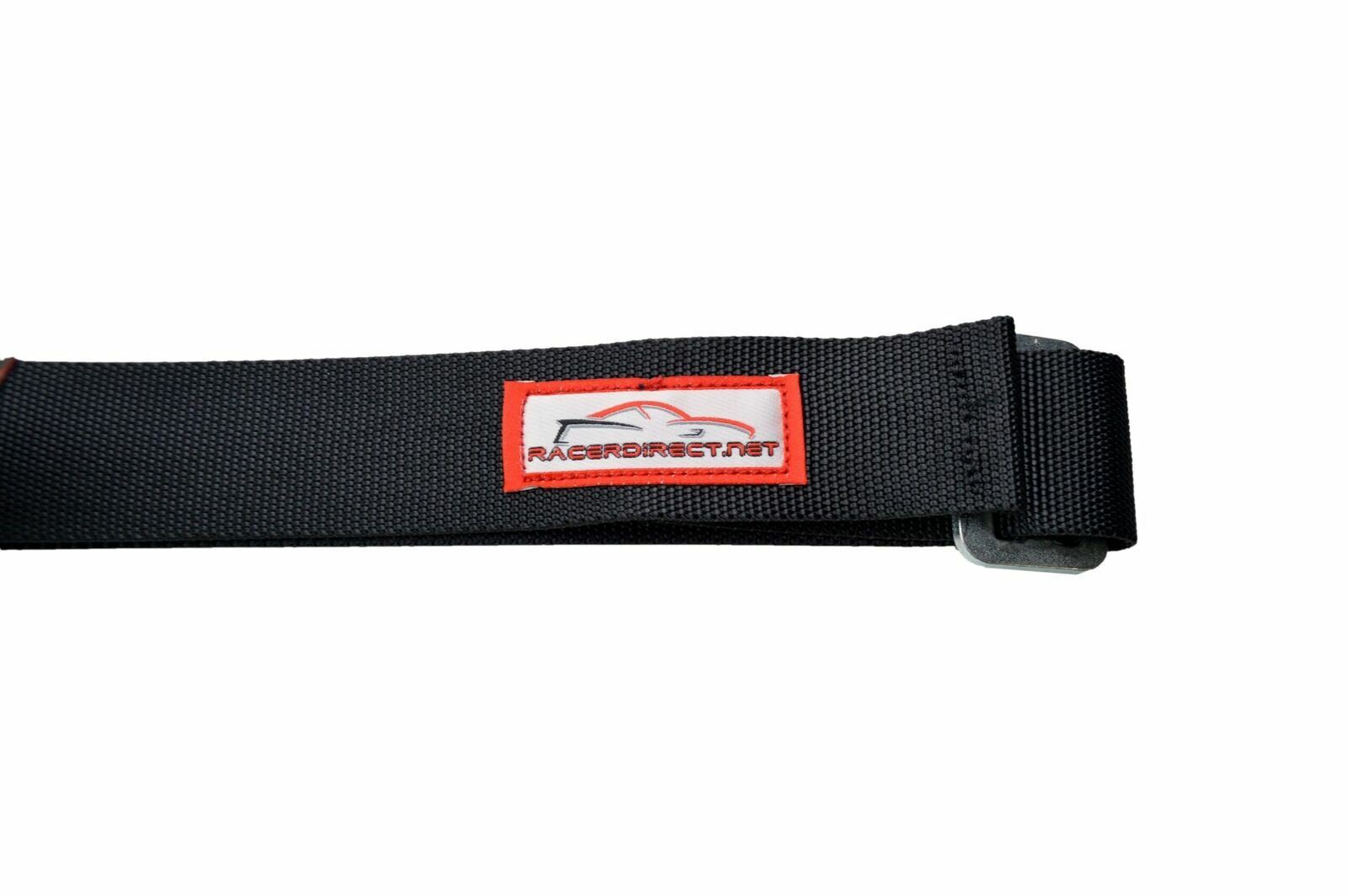 BLACK JR DRAGSTER 2" RACE HARNESS SFI 16.1 CERTIFIED CAM LOCK ROLL BAR MOUNT