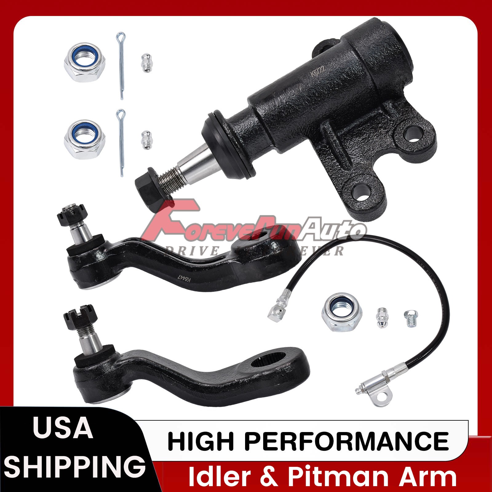 Front Steering Idler Pitman Arm Bracket for Chevy GMC C1500 C2500 Tahoe Yukon