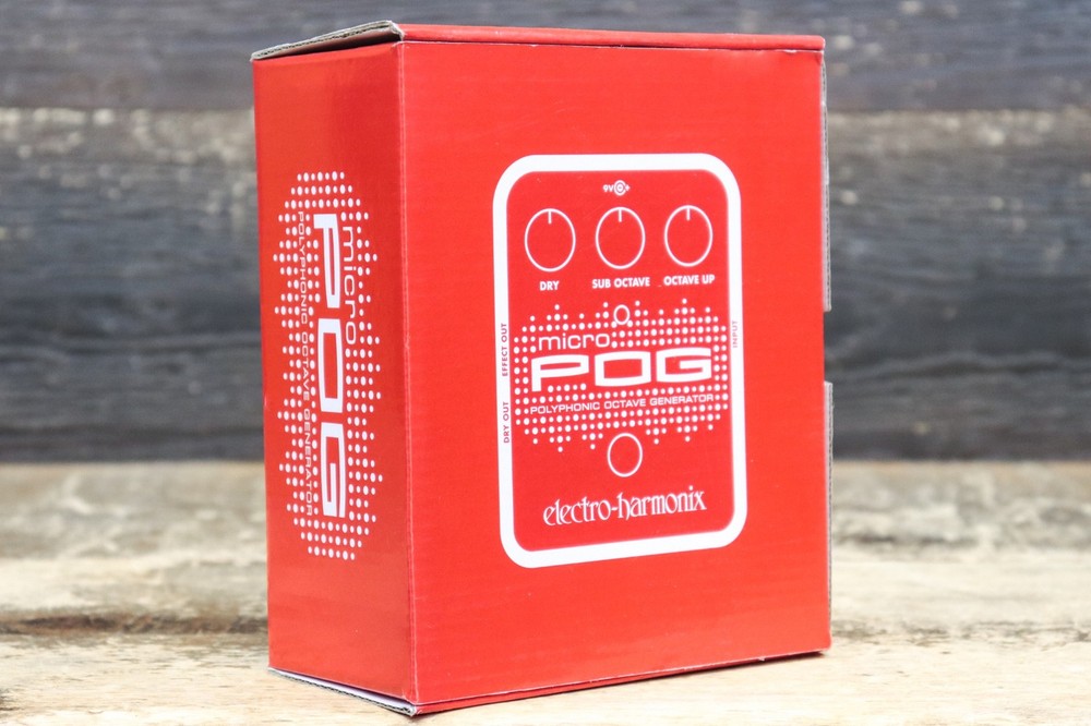 Electro-Harmonix Micro POG Polyphonic Octave Generator Compact Effect Pedal