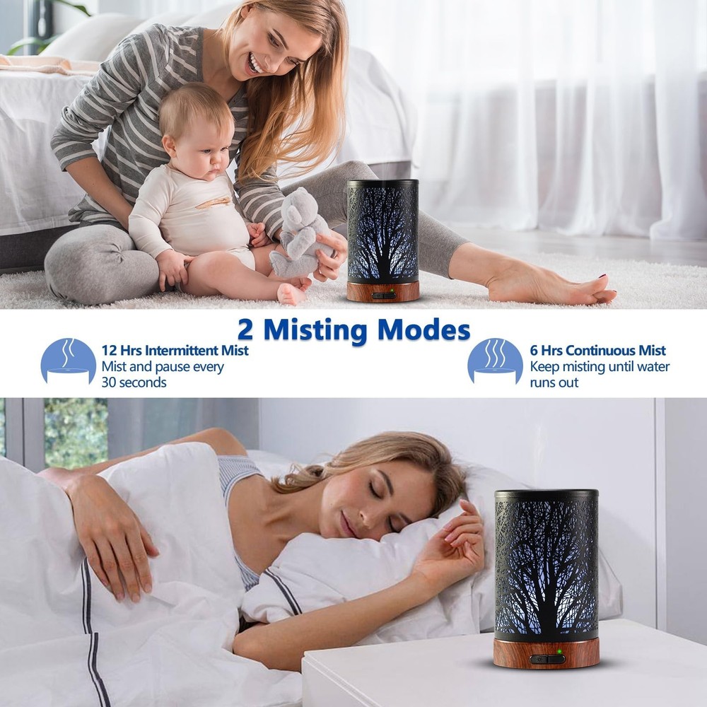 Oil Diffuser with Essential Oils Set – Aromatherapy Diffuser 150ml with 6