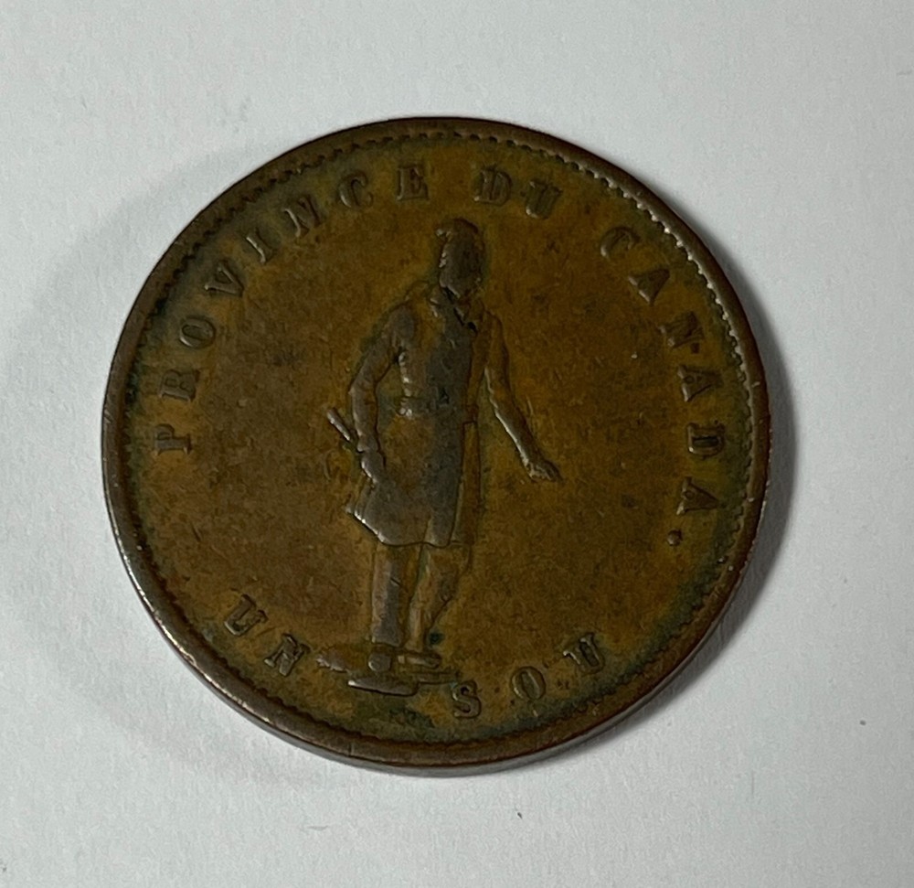 Canada 1852 Quebec 1/2C (#2352) XF nice problem free