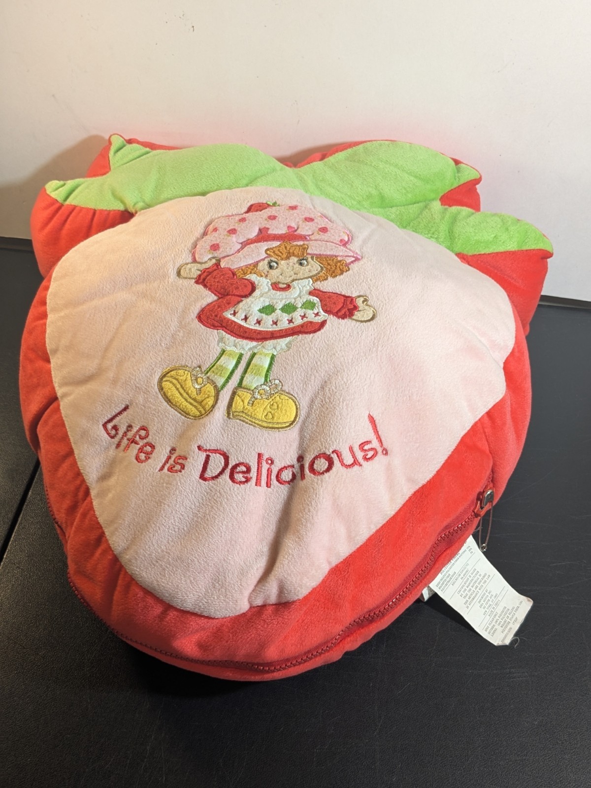 VTG Retro Strawberry Shortcake Kids Sleeping Bag/Backpack Life Is Delicious
