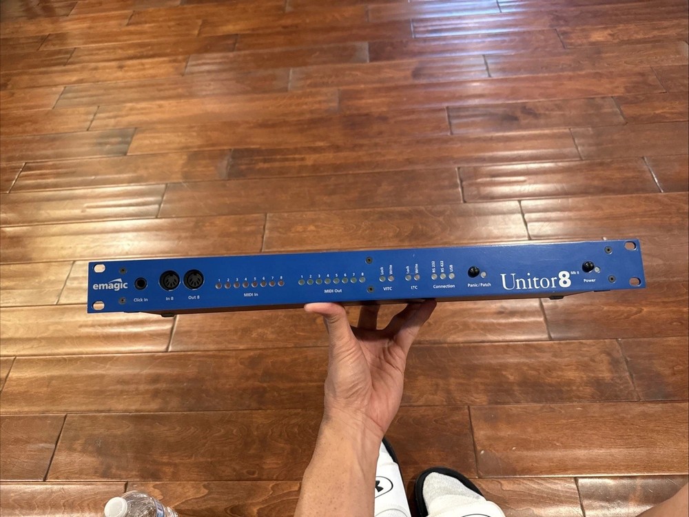 Emagic Unitor 8 / Midi Interface / Rack Mount Pristine Tested Works