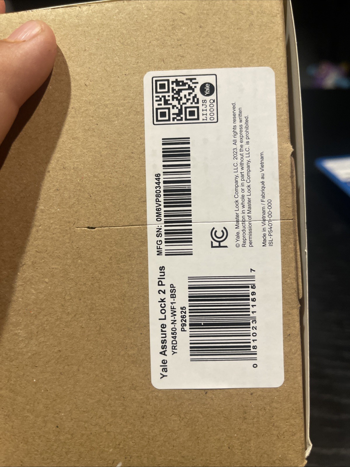 Yale “Assure Lock 2 Plus” with Wi-Fi & Apple Home Keys [Black Suede Finish] NEW