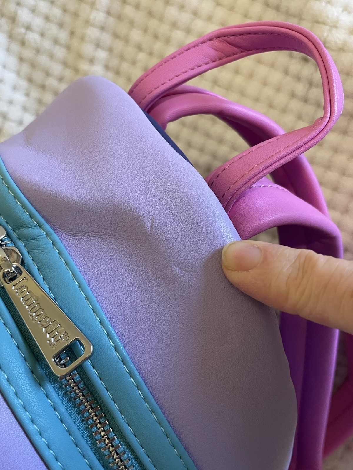 Disney Pixar Moments Finding Nemo Darla Fish Tank Loungefly Mini Backpack Bag