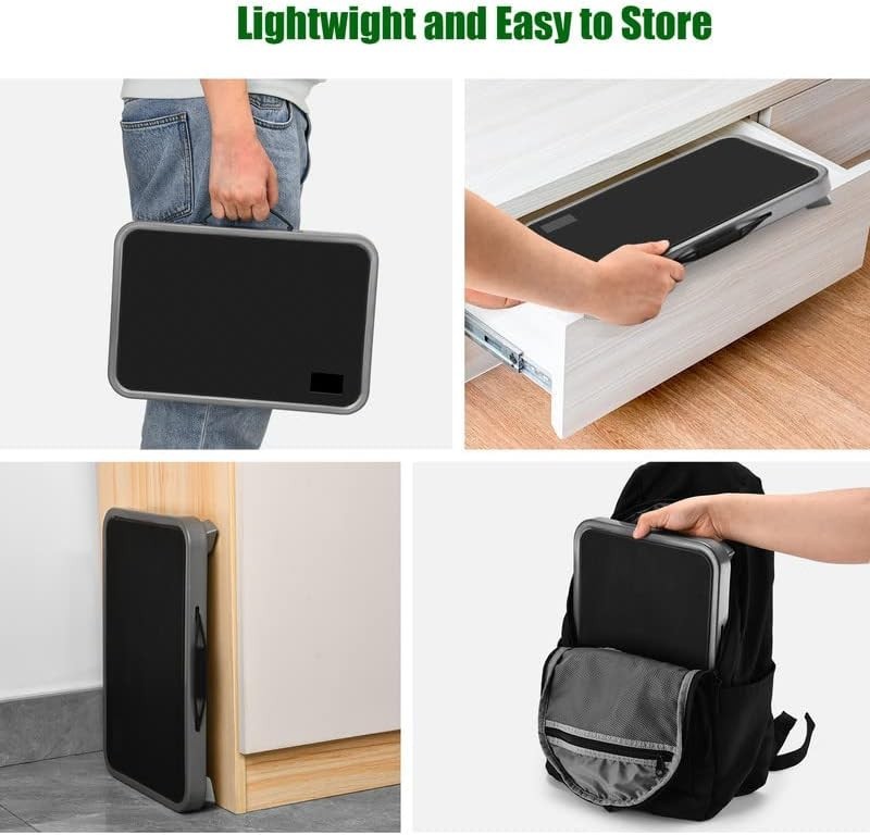 Foldable Step Stool with Non-Slip Platform - 330 Lbs Capacity, Portable Design