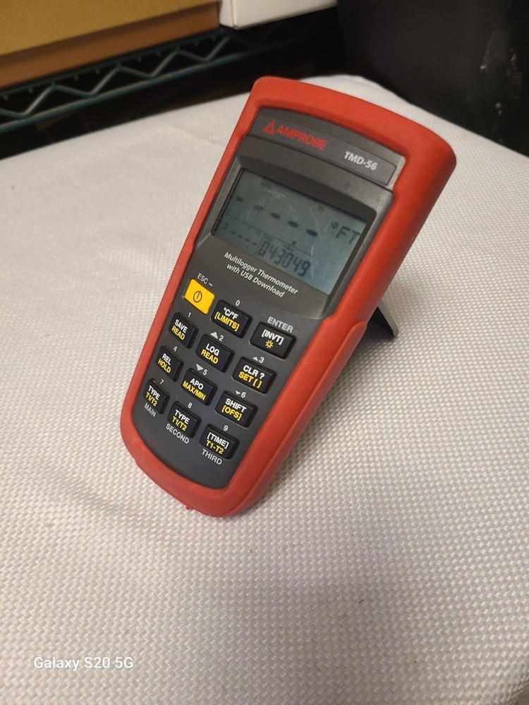 Amprobe TMD-56 MultiLogger Thermometer W/USB Download 0.05% Basic Accuracy