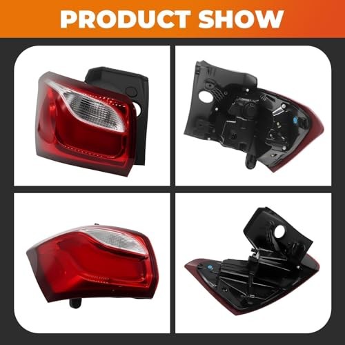 Driver Side Tail Light Assembly Compatible with 2018-2021 Equinox Left