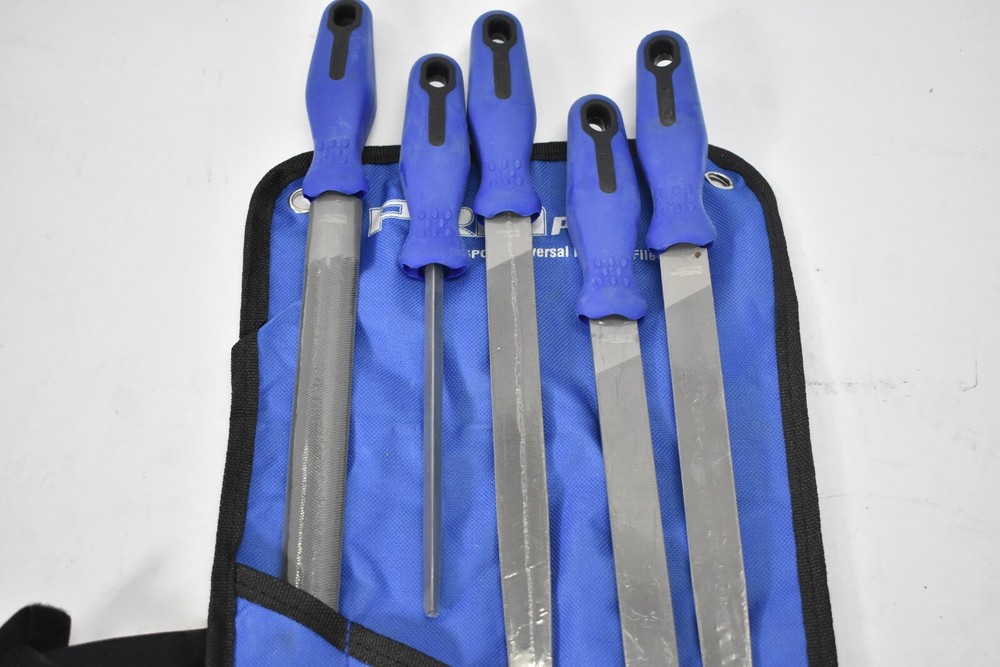 PRM Pro 5 Piece Set Universal General Purpose Files Tools Blue PR0450005