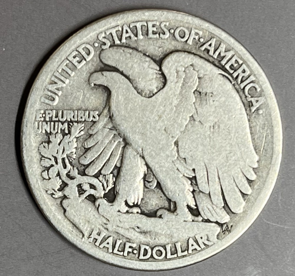 1918 Walking Liberty half dollar 90% Silver