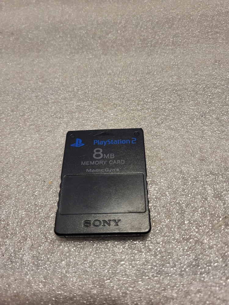 MagicGate 8 MB Memory Card Compatible with PlayStation 2 Ps2 Black Scph-10020