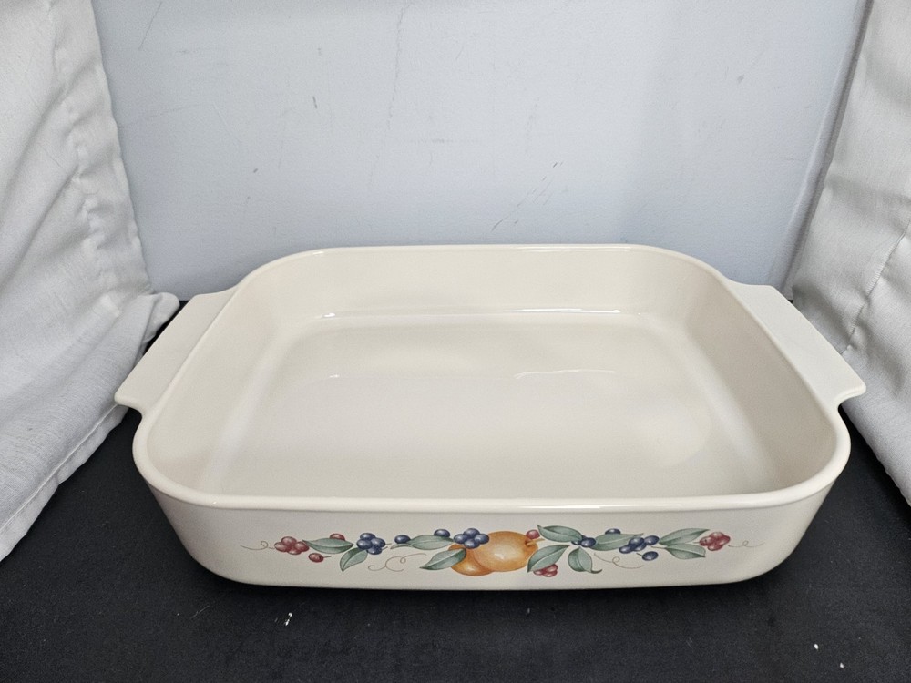 Corning Ware Abundance 4 Quart Open Roaster Excellent