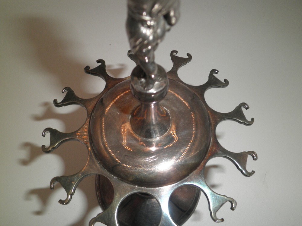 Simpson Hall Miller spooner spoon spreader holder Grecian figure