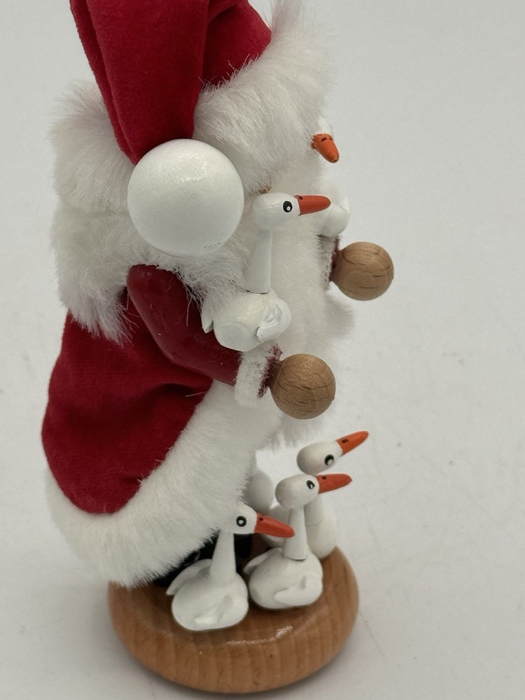 Mini Syeinbach Goose Santa Nutcracker