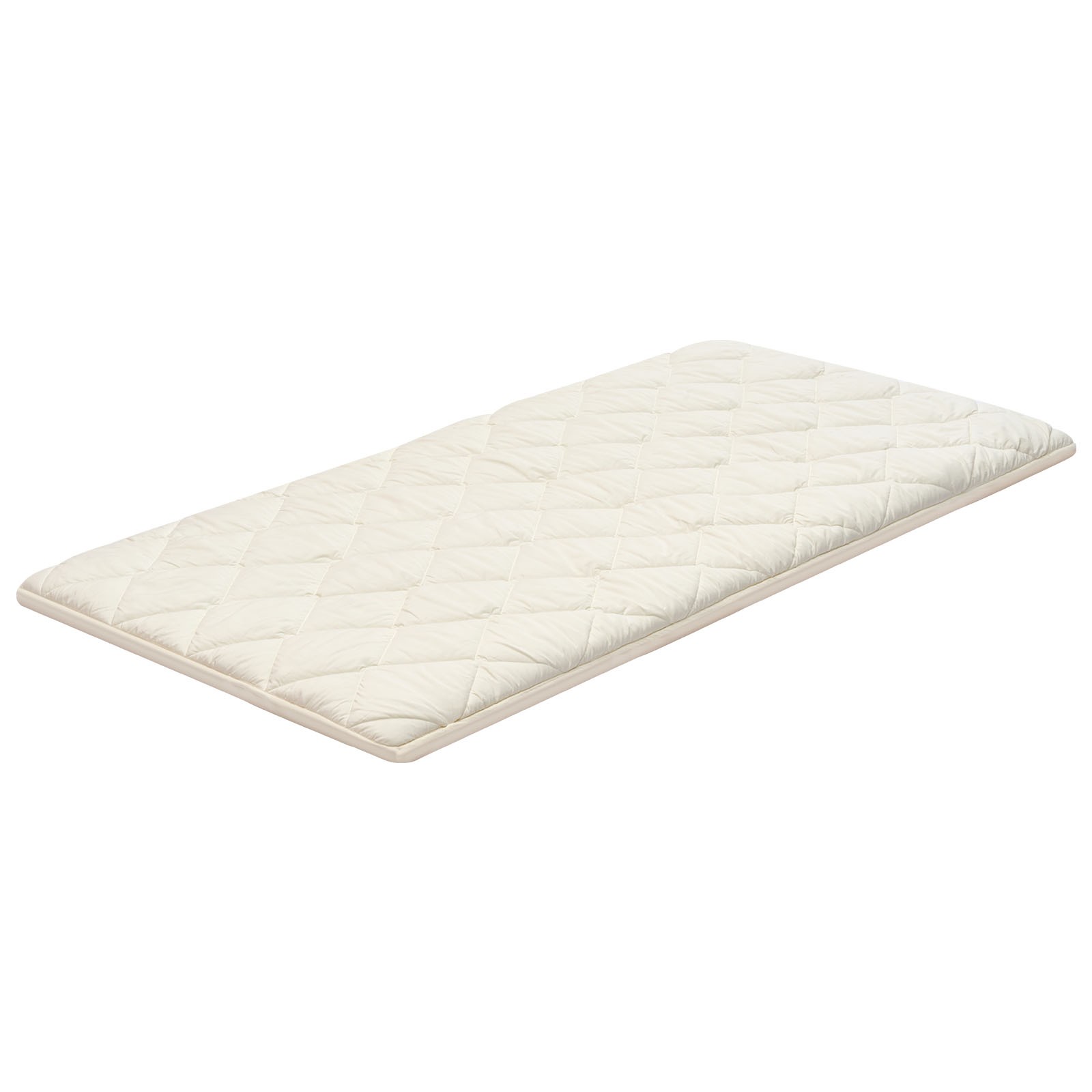 Uimoso Japanese Tatami Mat Twin Foldable Futon Mattress with Storage Bag, White