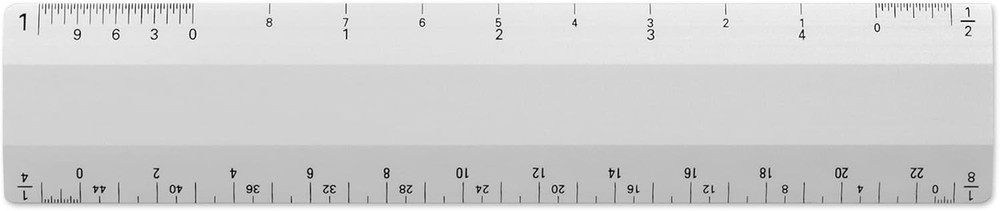 Architect 6 inch Ruler Scale w/ 4 Bevel for Drawing, Drafting & Engineering, ...
