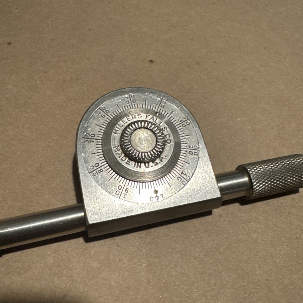 Millers Falls Co tachometer