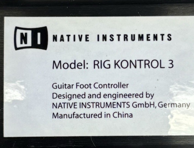 Native Instruments Rig Kontrol 3 Effect Processor