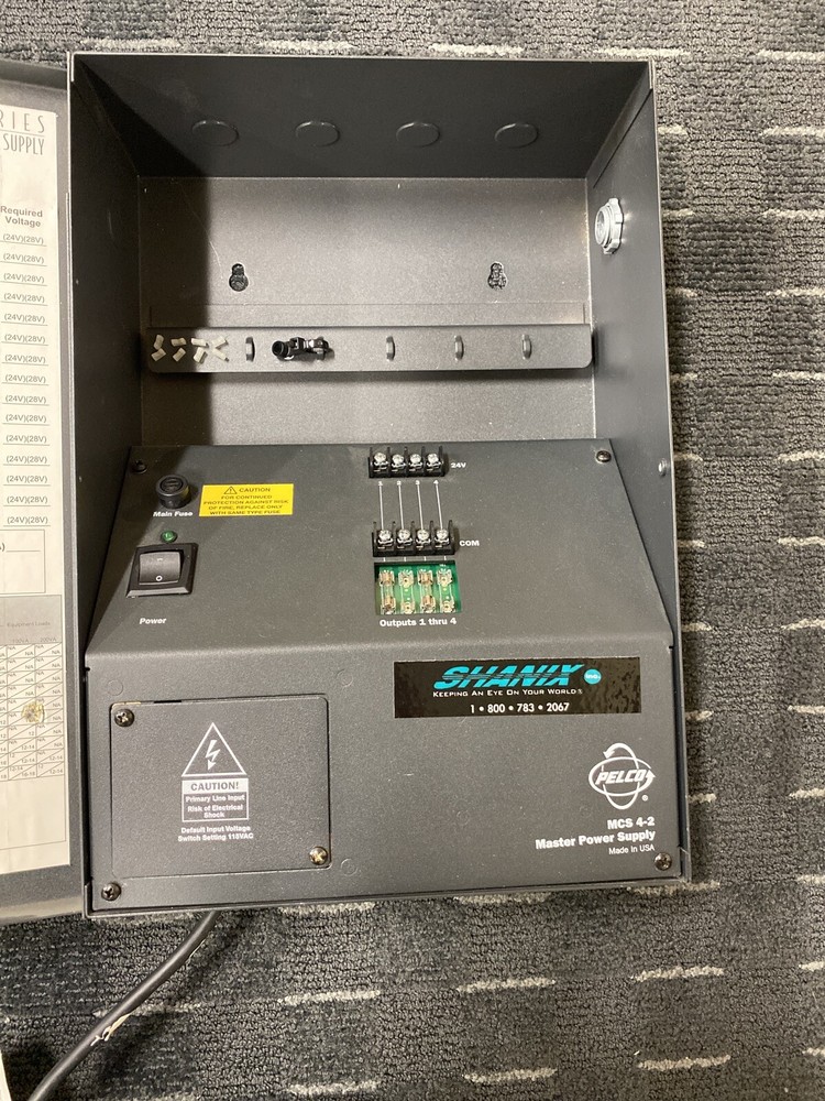 Pelco MCS4-2 Power Supply