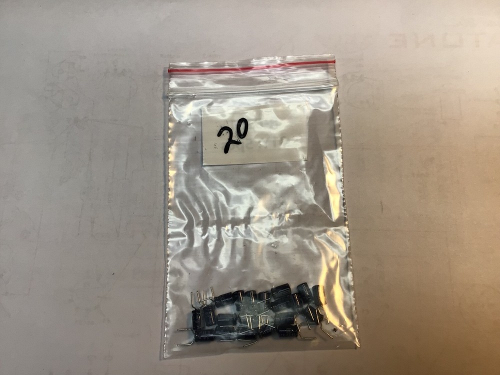 Bag  of 20 minature Rubycon .68 50 volt electrolic capacitors
