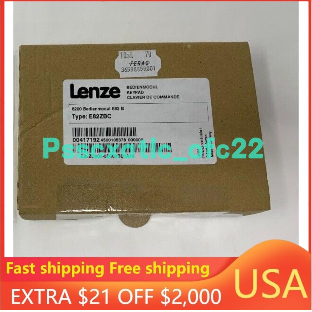 Lenze E82ZBC 8200 Inverter Operation Panel Keyboard Controller