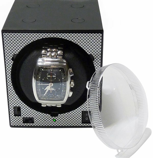 BOXY BRICK Single Automatic Watch Winder System - (1B)