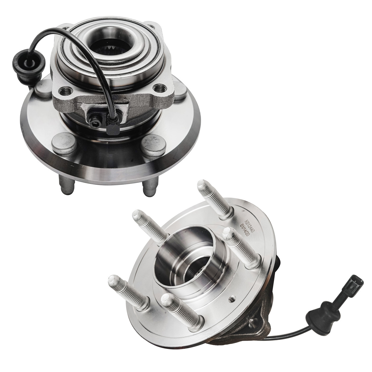 Pair Rear Wheel Bearing & Hubs for 2010-2017 Chevy Equinox GMC Terrain 2.4L 3.6L