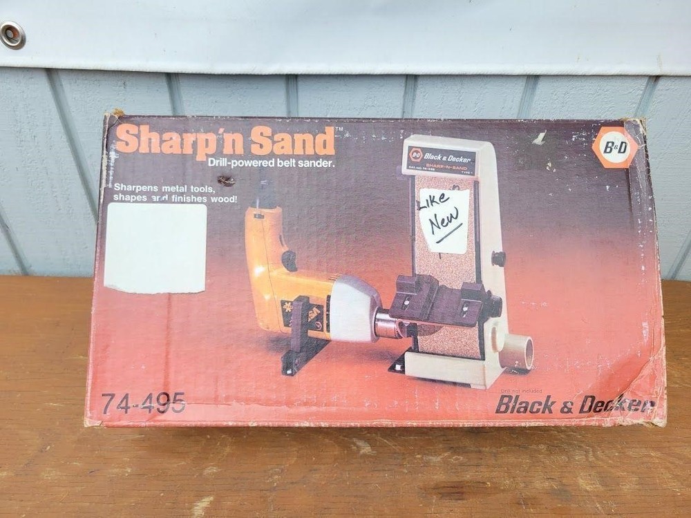 Black & Decker Sharp n' Sand Drill Powered Belt Sander