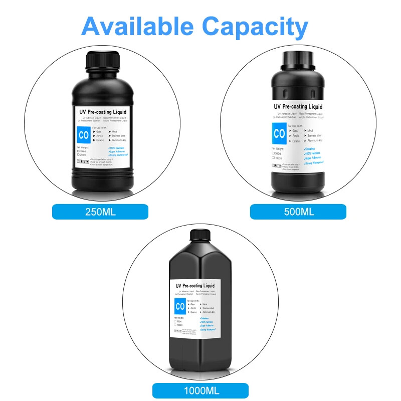 UV Coating Fluid For UV Ink UV Pretreatment Solution For UV Flatbed Printer